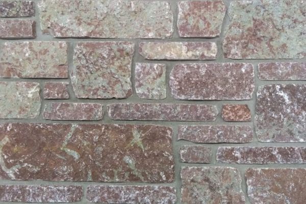 Red Dimensional Style Real Stone Stone Veneer