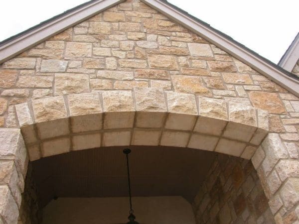 Belvedere Natural Thin Stone Veneer Exterior Entry