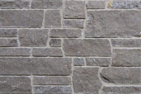 Lenexa Dark Dimensional Real Quarried Stone Veneer