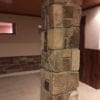 Branson Real Stone Veneer Pillar