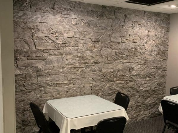 Moonlight Natural Stone Drystack Interior Accent Wall