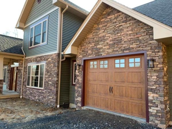 Home Exterior with Whitney Natural Stone Veneer