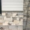 Wainscoting with Custom Light Ashlar Natural Stone Veneer