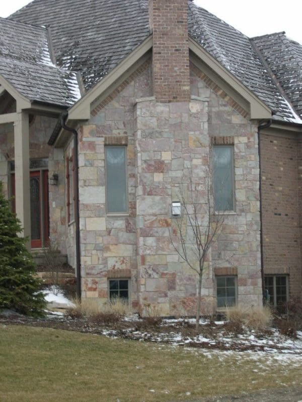 Residential Home with Chilton Real Stone Veneer