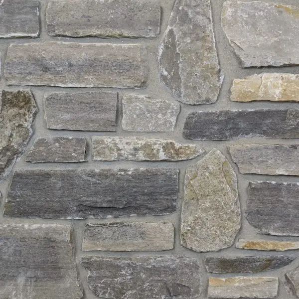 Cottage Grove Natural Thin Stone Veneer Mock-Up