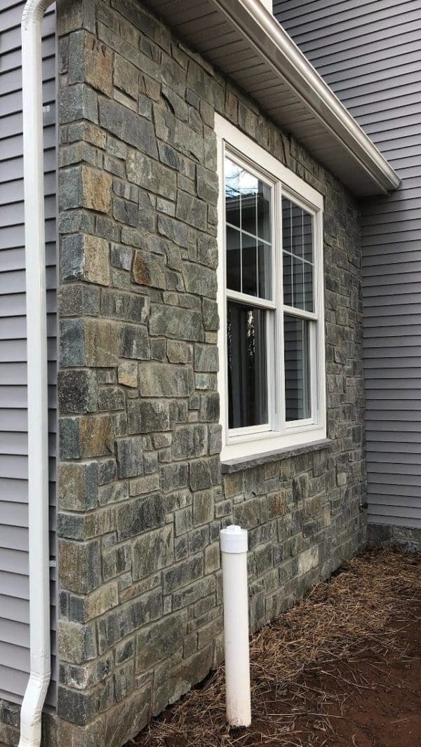 Exterior Accent Wall with Emerald Bay Real Stone Veneer