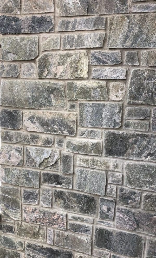 Close-Up of Emerald Bay Real Stone Veneer Wall