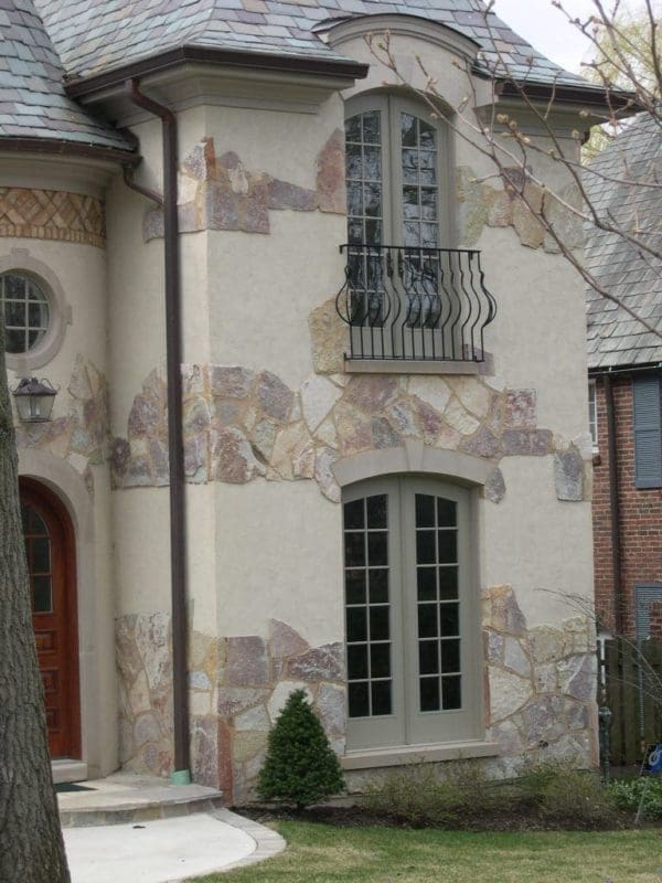 Home Exterior with Maricopa Real Stone Veneer Creative Masonry