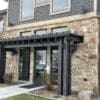 Commercial Front Entrance with Carson Pass Real Stone Veneer