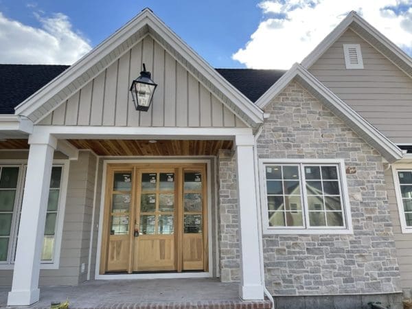 Front Entrance with Catskill Real Stone Veneer