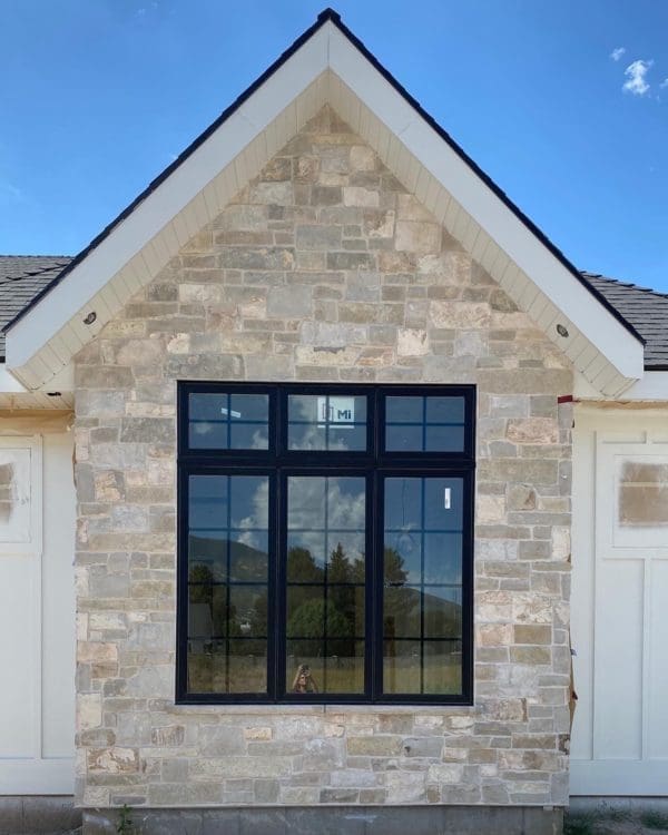 Accent Wall with Roanoke Real Stone Veneer