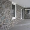 Covered Patio with Concord Real Stone Veneer