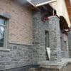 Front Entrance and Wainscoting with Jodeco Real Stone Veneer