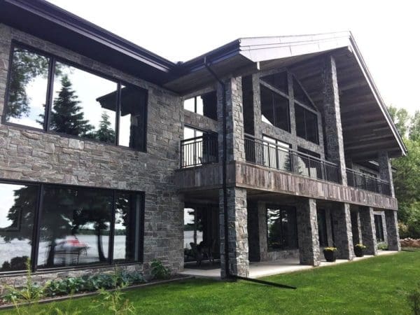 Residential Architecture with Pembroke Real Stone Veneer
