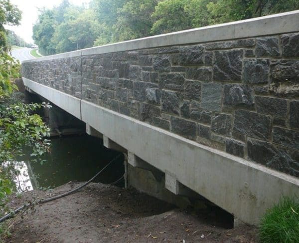 Commercial Bridge with Pembroke Real Stone Veneer