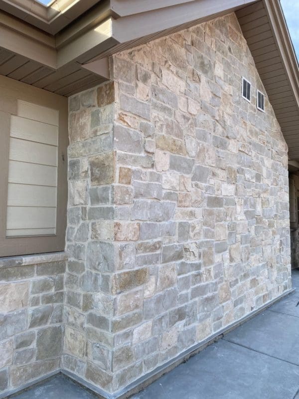 Roanoke real thin stone veneer home exterior