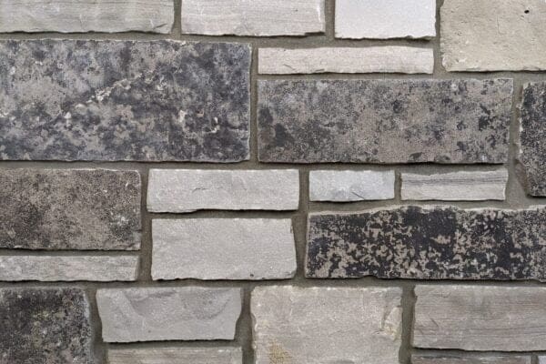 Graphite Real Thin Stone Veneer Mock-Up