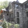 Exterior with Carlisle castle rock real stone veneer