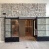 Commercial interior accent wall with Catskill real splitface natural stone veneer