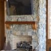 Interior fireplace with Cheyenne real thin stone veneer