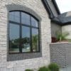 Exterior accent wall with Empire real stone veneer