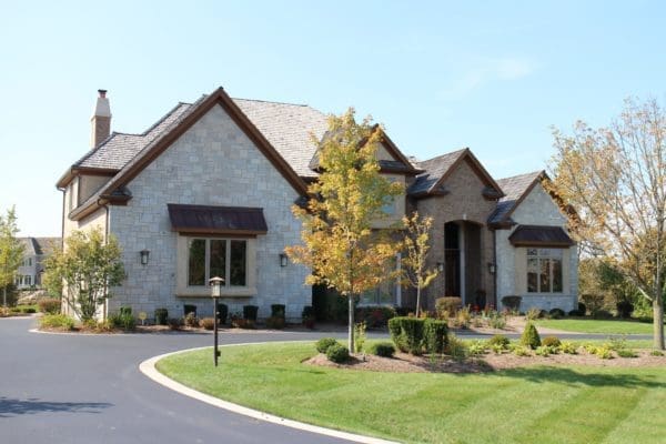 Exterior with Fond du Lac natural stone veneer
