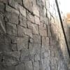 Drystack wall with Midnight Shimmer natural stone veneer