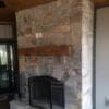 Hampton and Queen Creek Thin Stone Veneer Interior Drystack Fireplace