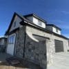Home exterior with Malheur natural thin stone veneer