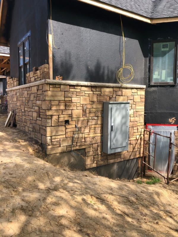 Brentwood Real Thin Stone Veneer Exterior Installation