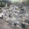 Custom Gallatin and Freeport Blend Natural Stone Veneer Landscape Wall