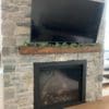 Custom Logan Natural Stone Veneer Fireplace