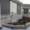 Jacksonport and Pembroke Natural Stone Veneer Blend with White Mortar