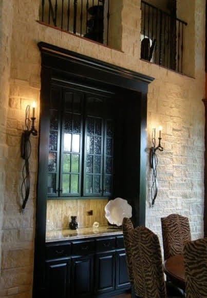 Athens Natural Limestone Veneer Interior Dining Room