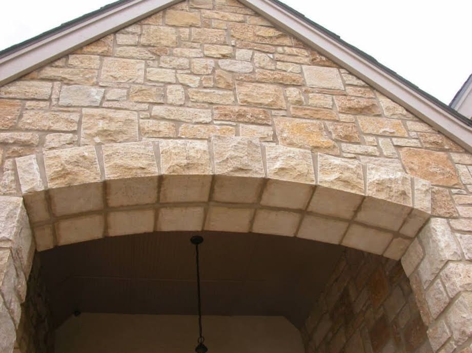Belvedere Real Thin Stone Veneer Exterior Close Up