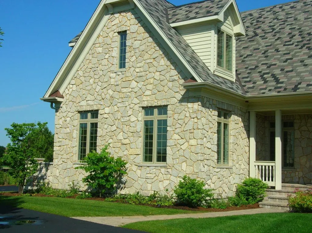 Huron Real Thin Stone Veneer Home Exterior