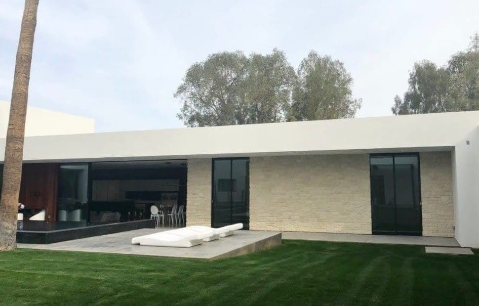 La Spezia Natural Thin Stone Veneer Mid-Century Modern Home