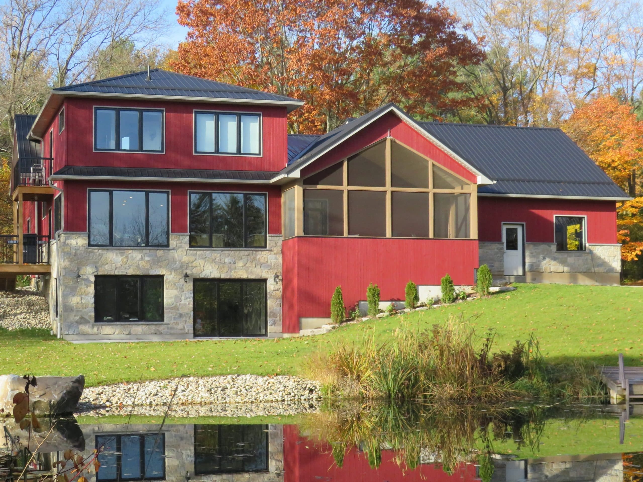 Custom Chateau Real Thin Stone Veneer Exterior