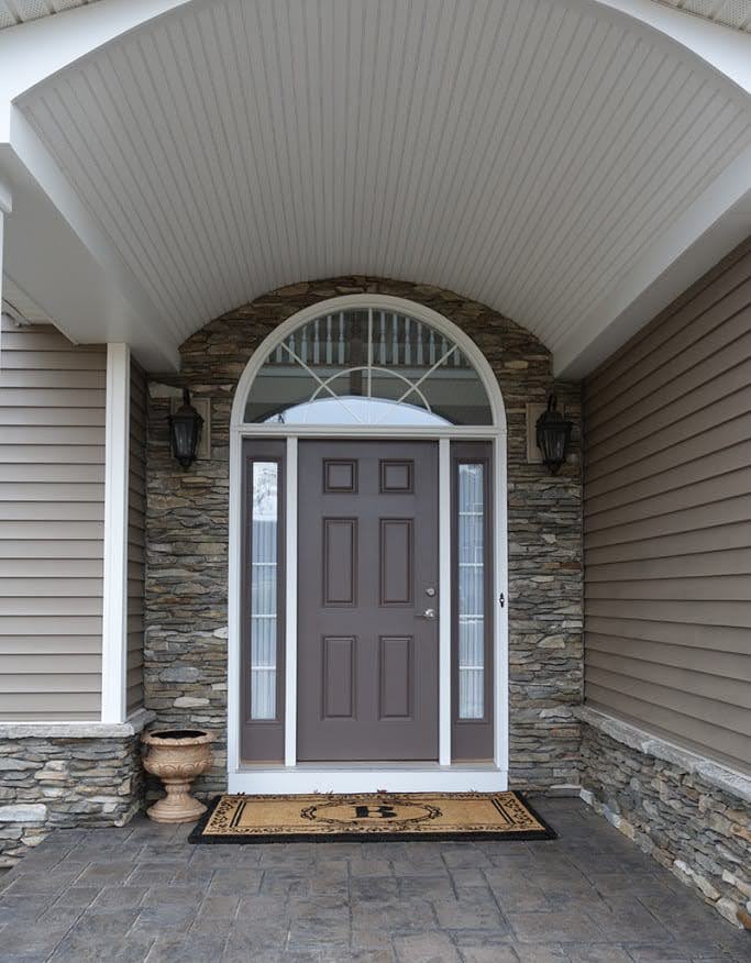 Silverton Natural Thin Stone Veneer Entrance