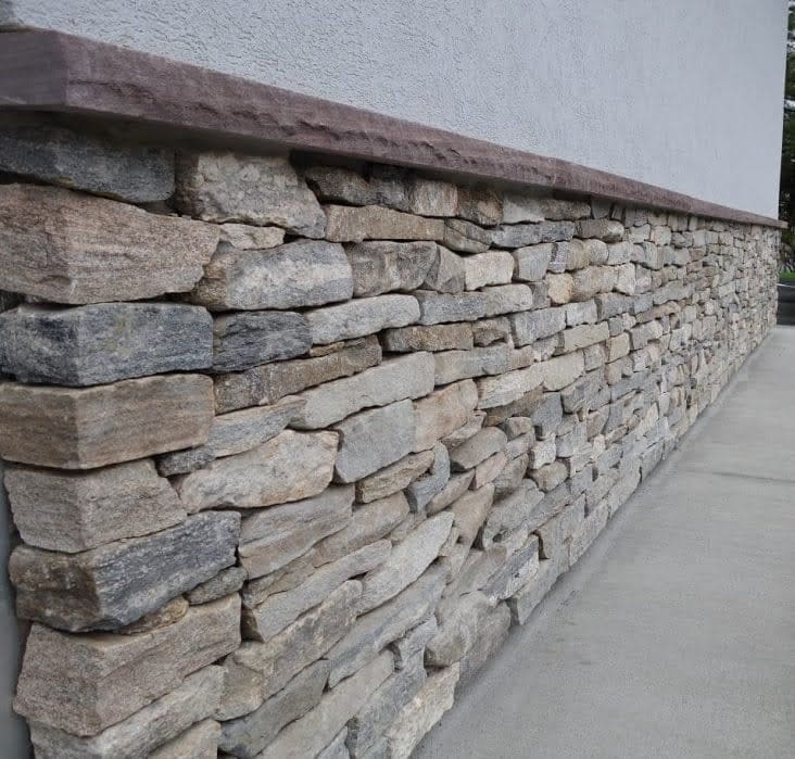 Silverton Natural Stone Veneer Commercial Wainscotting