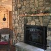 Sunset Point Real Thin Stone Veneer Rustic Interior Fireplace