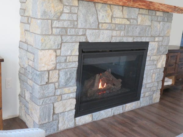 Baltic Hills Natural Stone Veneer Custom Dimensional Cut Fireplace