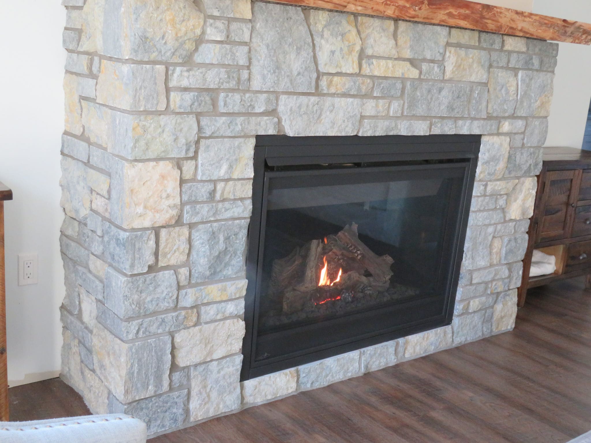 Baltic Hills Natural Stone Veneer Custom Dimensional Cut Fireplace