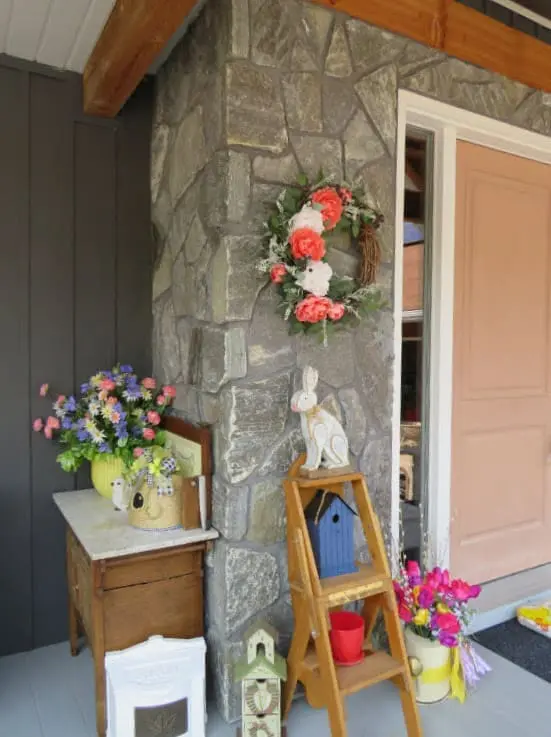 Concord Real Thin Granite Veneer Front Entrance
