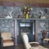 Concord Real Thin Stone Veneer Basement Fireplace