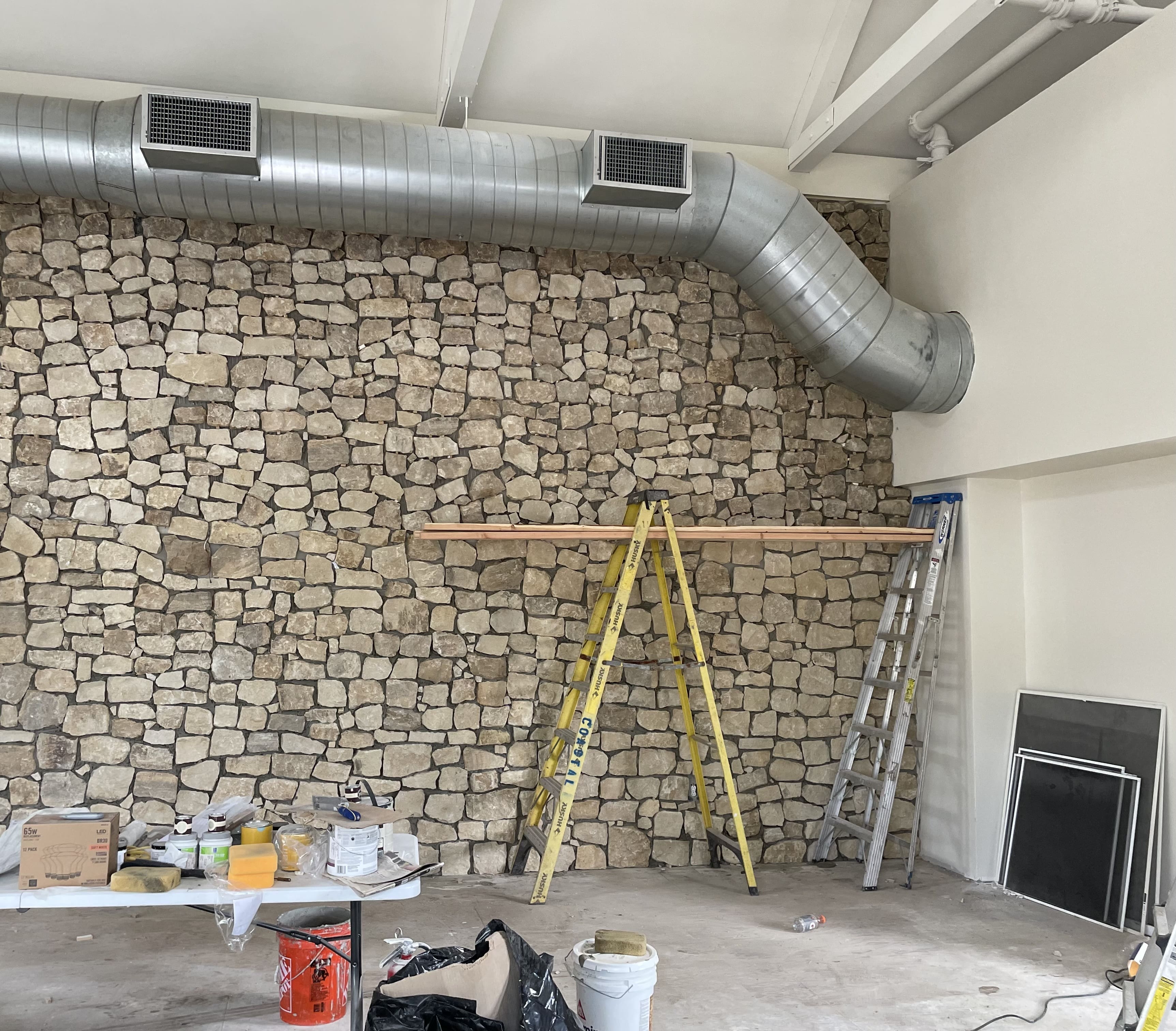 Mojave Real Thin Stone Veneer Installation