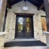 Door County Fieldstone Real Stone Veneer Custom Blend Front Entrance