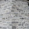 Pembroke Real Thin Stone Veneer Exterior Installation with Light Mortar Flush Joint