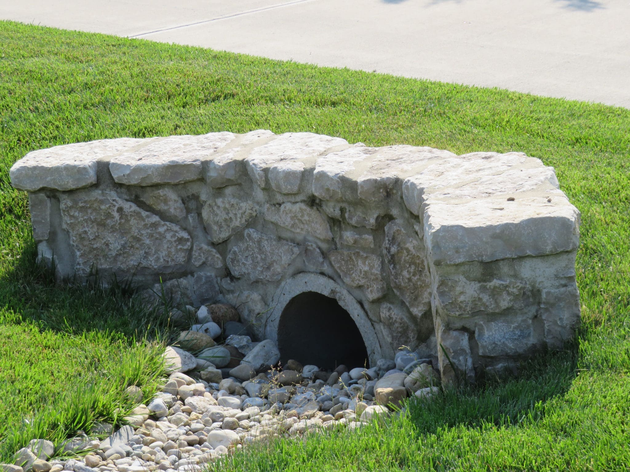 Chateau Real Thin Stone Veneer Landscaping Culvert