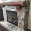 Jodeco Custom Real Thin Stone Veneer Interior Fireplace